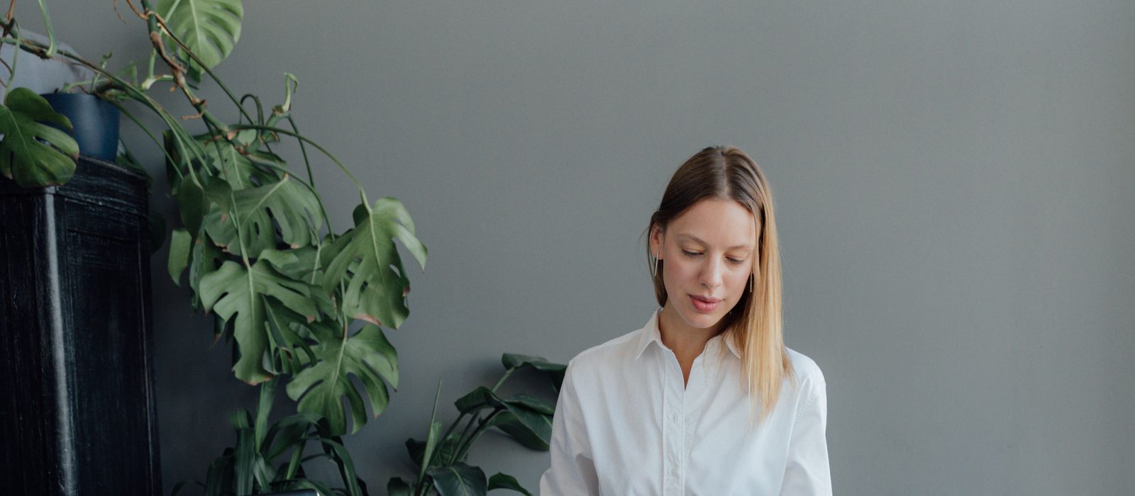 Julia Kamińska w swojej pracy